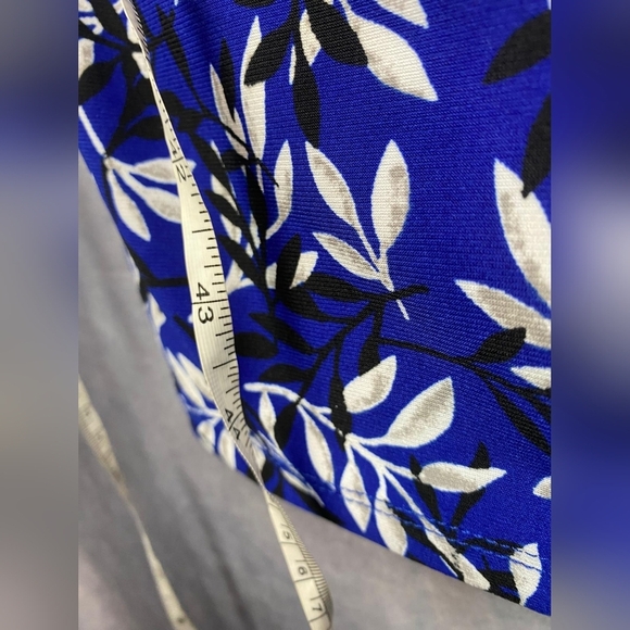 Kasper Women's Signature Wrap Dress Royal blue business casual size 3X - Picture 12 of 14